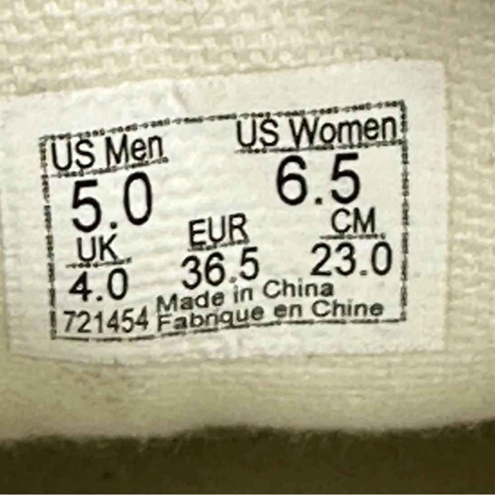 Vans Classic Slip On Shoes Womens Size 6.5 Retro Floral Patchwork White Brocade - Picture 14 of 14